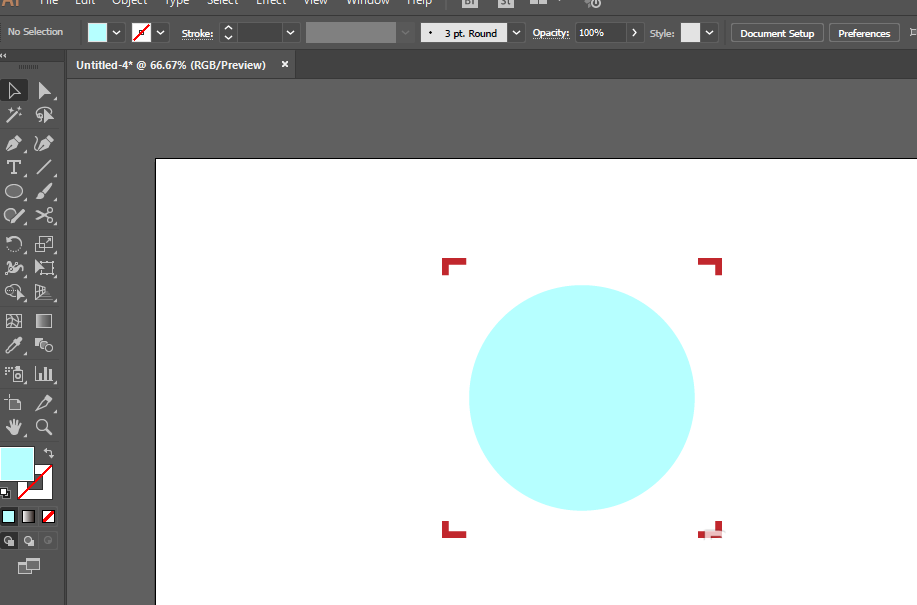 ai设计眼球扫描矢量图标的具体操作方法