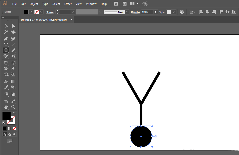 使用ai设计一款矢量鸡尾酒图标具体操作方法