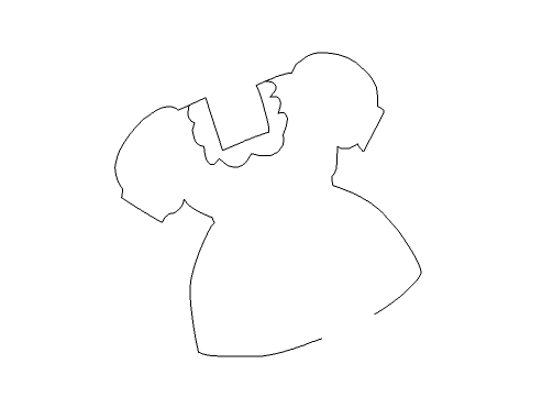 使用flash手绘公主裙的具体操作流程