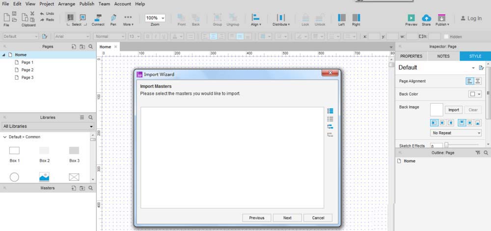 Axure RP8将RP文件导入具体操作方法