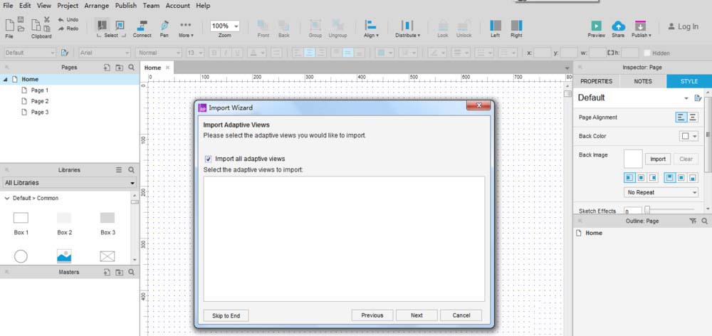 Axure RP8将RP文件导入具体操作方法