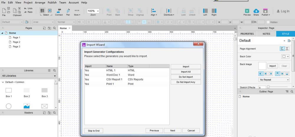 Axure RP8将RP文件导入具体操作方法