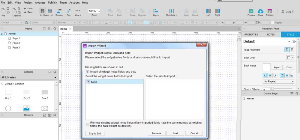 Axure RP8将RP文件导入具体操作方法
