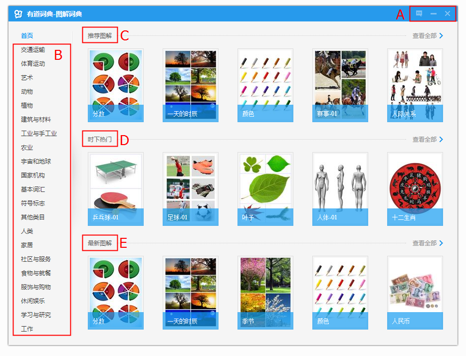 有道词典中如何使用图解词典功能 使用图解词典功能使用方法