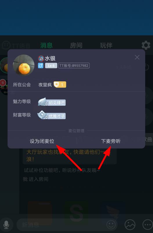 TT语音将麦克风关掉具体流程介绍