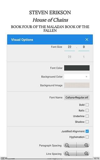 静读天下app中开启翻页效果具体操作流程