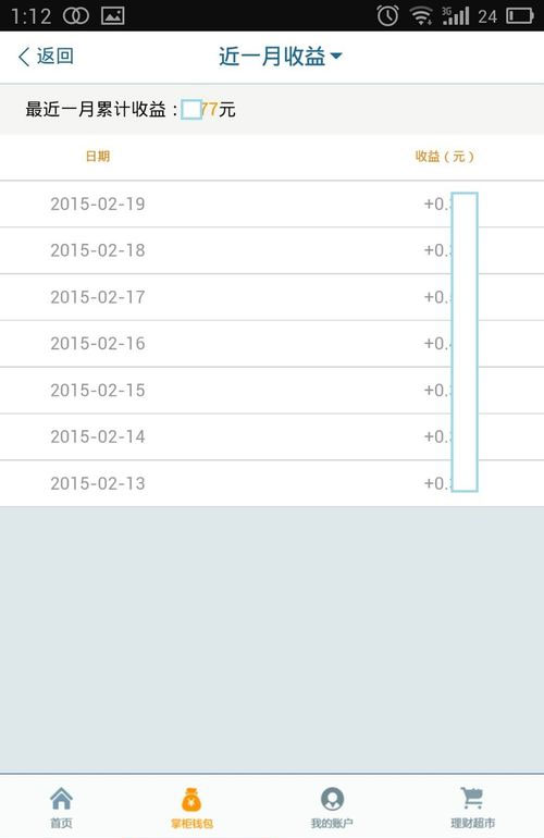 钱大掌柜APP查看掌柜钱包收益具体操作过程