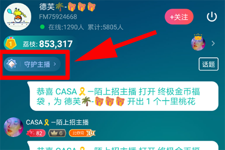 荔枝FM怎么开守护 成为守护方法介绍