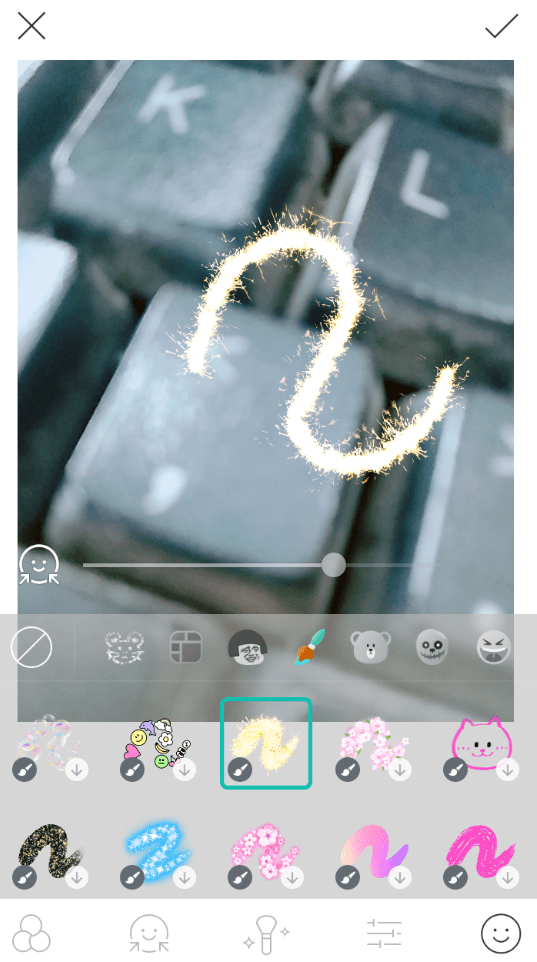 b612咔叽如何涂鸦 b612咔叽涂鸦照片教程