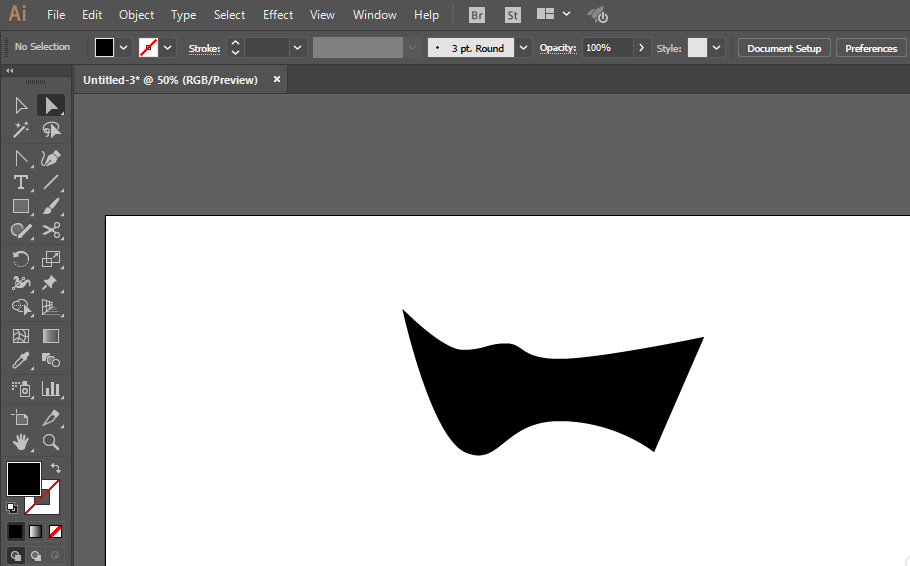 使用ai软件制作出舞会面具图标的详细操作流程