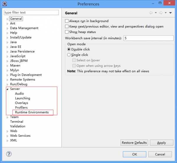 eclipse配置tomcat的具体操作步骤