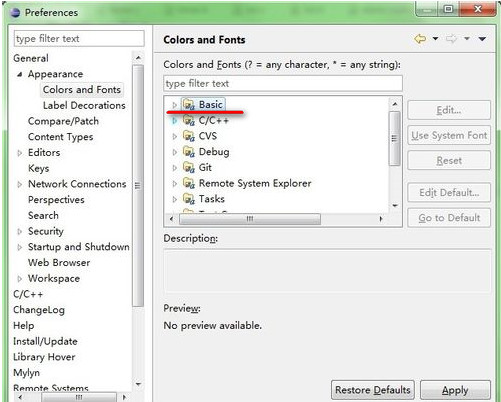 eclipse设置字体大小的操作步骤