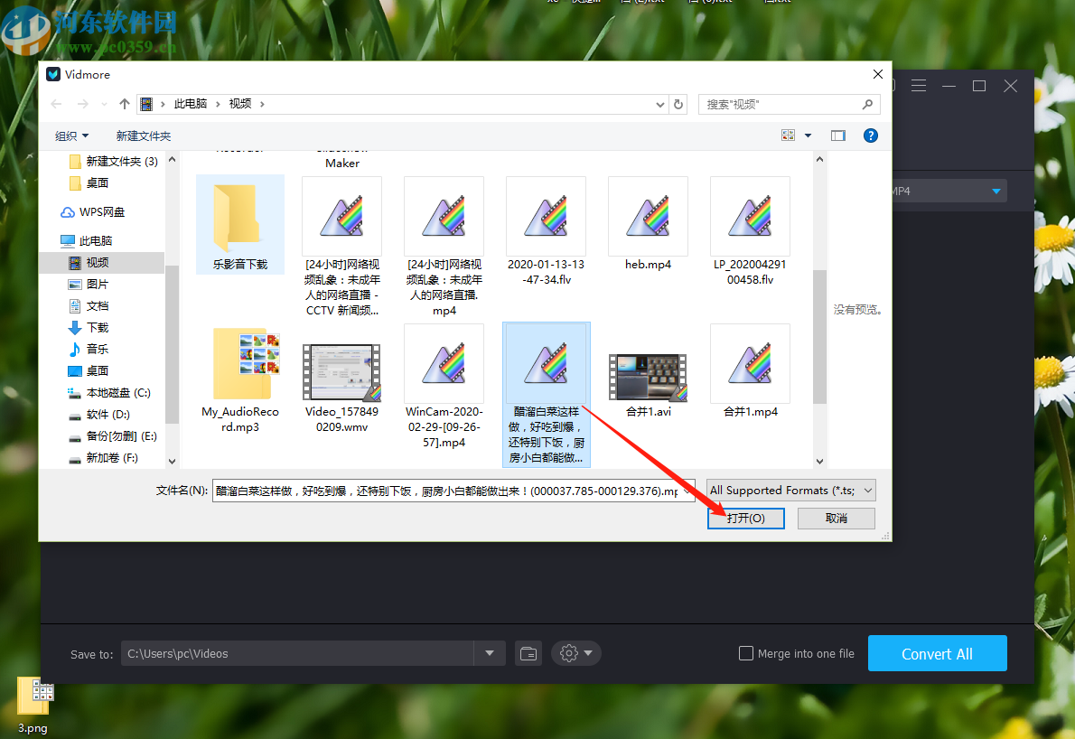 Vidmore将MP4转换成AVI格式的方法