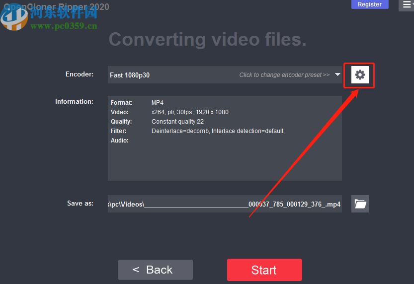 OpenCloner Ripper设置音频编码格式的方法