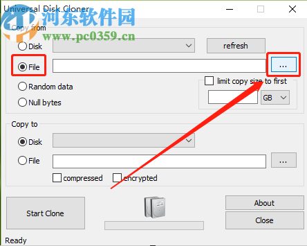 使用Universal Disk Cloner克隆文件的方法