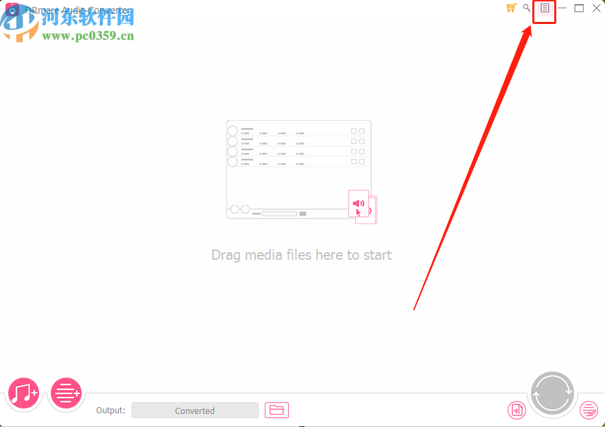 DRmare Audio Converter修改默认输出目录的方法步骤