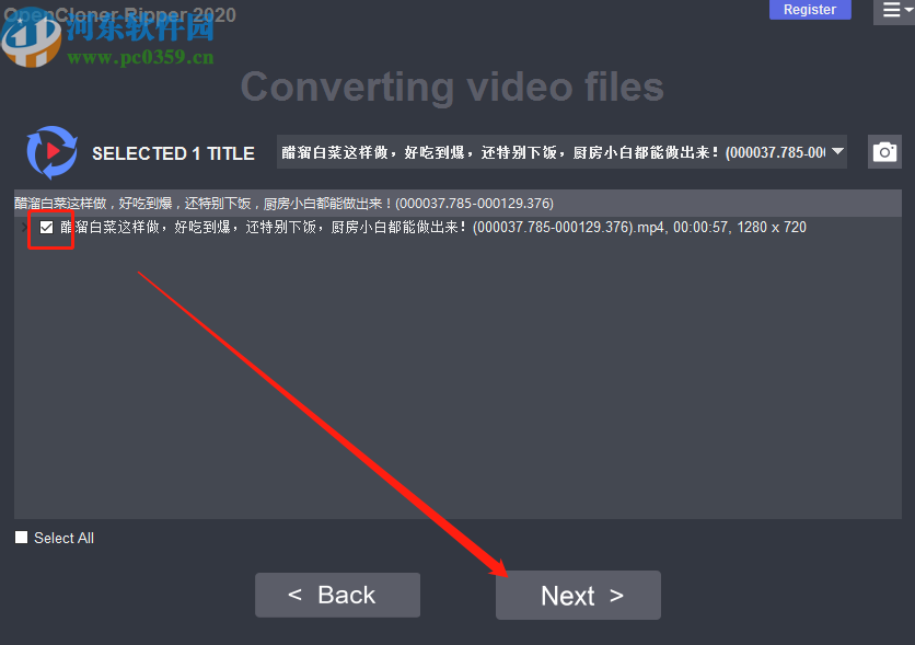 使用OpenCloner Ripper给视频添加水印的方法步骤