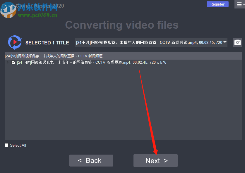 OpenCloner Ripper裁剪视频文件的方法