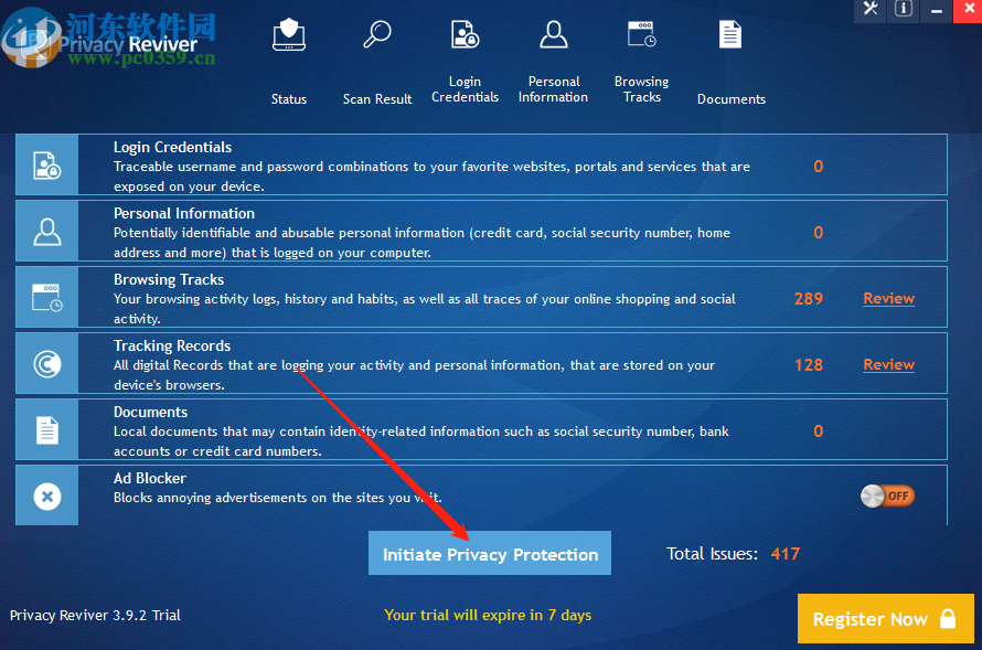 使用Privacy Reviver Premium保护电脑隐私数据的方法步骤