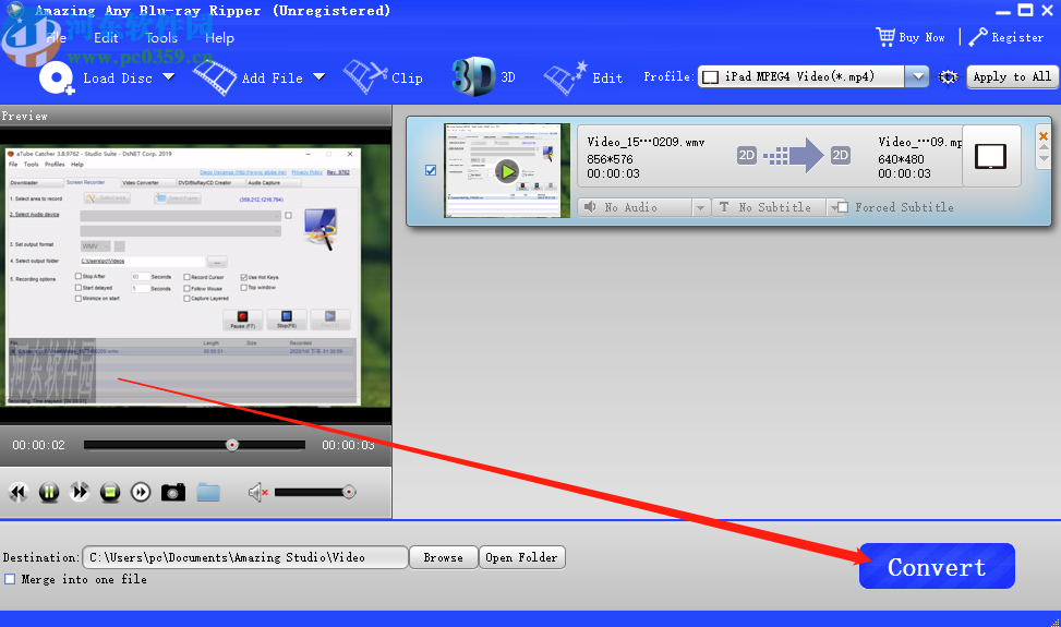 Amazing Any Blu ray Ripper给视频添加水印的方法步骤