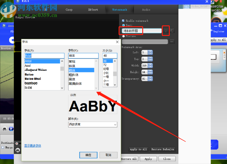 Amazing Any Blu ray Ripper给视频添加水印的方法步骤