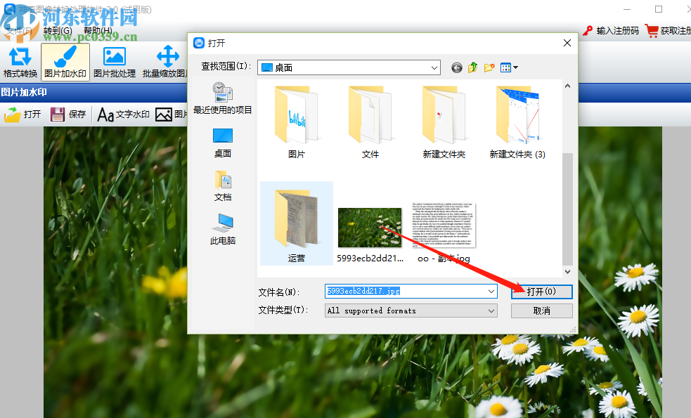 神奇图像处理软件给图片添加水印的操作方法