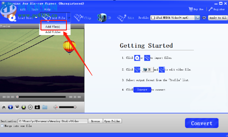 使用Amazing Any Blu ray Ripper转换3D视频的操作方法