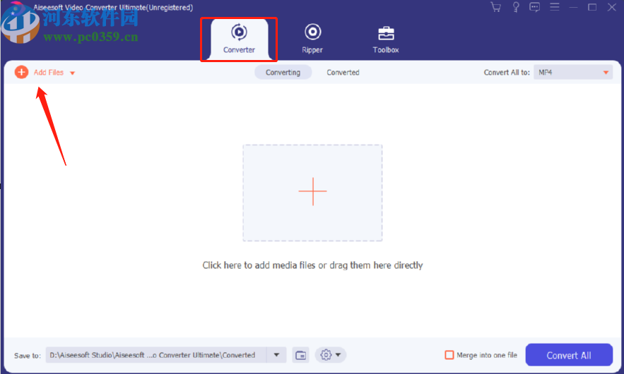 Aiseesoft Video Converter Ultimate剪切视频文件的方法