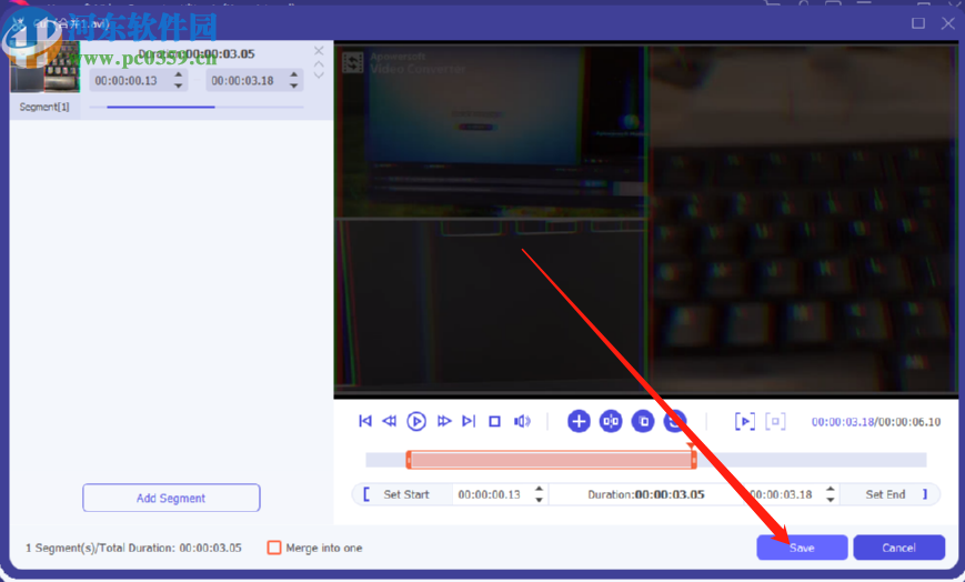Aiseesoft Video Converter Ultimate剪切视频文件的方法