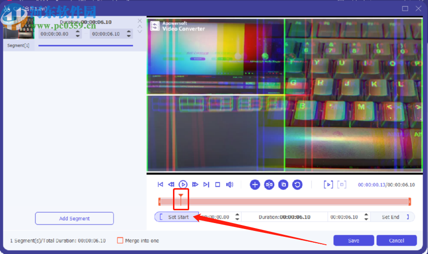 Aiseesoft Video Converter Ultimate剪切视频文件的方法