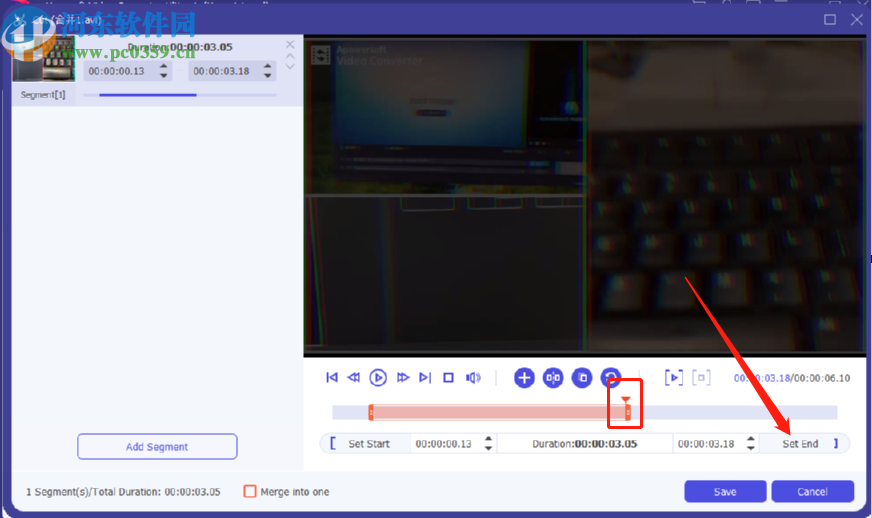 Aiseesoft Video Converter Ultimate剪切视频文件的方法