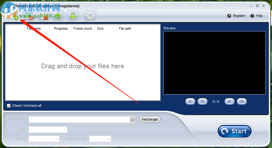 ThunderSoft GIF Converter合并GIF文件的操作方法