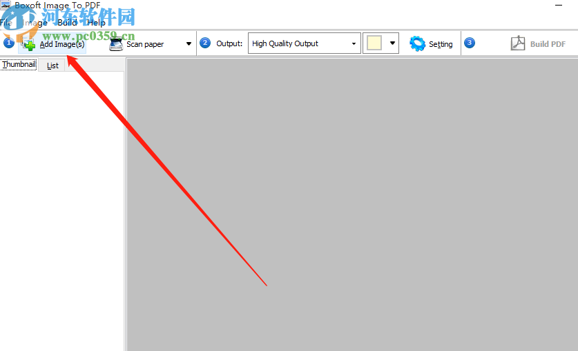 Boxoft Image to PDF将图片转换成PDF文件的操作方法
