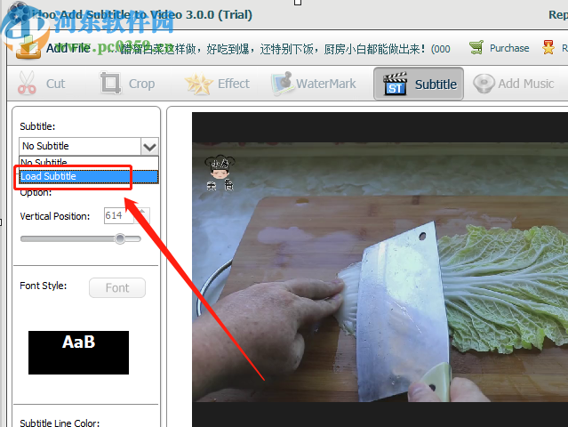 利用idoo Add Subtitles to Video给视频添加字幕的方法