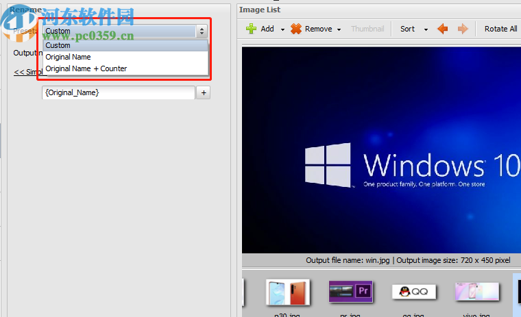 AnyPic Image Converter批量重命名图片的操作方法