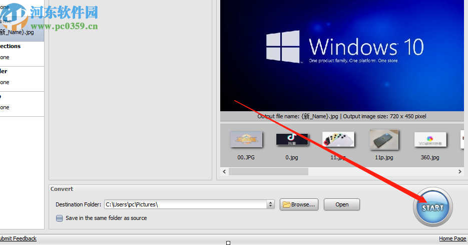 AnyPic Image Converter批量重命名图片的操作方法