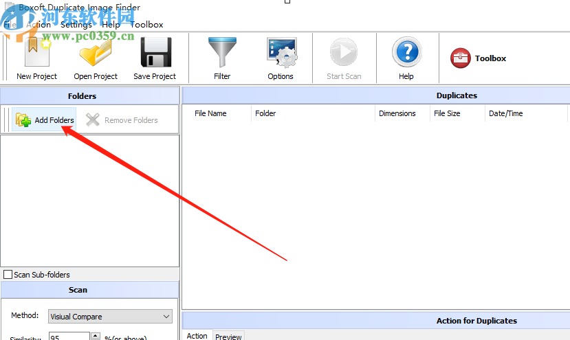 Boxoft Duplicate Image Finder扫描删除重复图片的方法步骤
