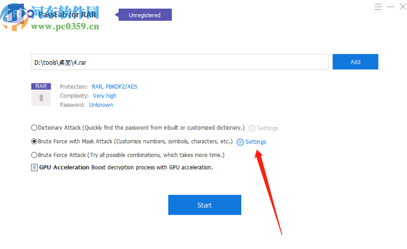 PassFab for RAR破解RAR压缩包密码的方法