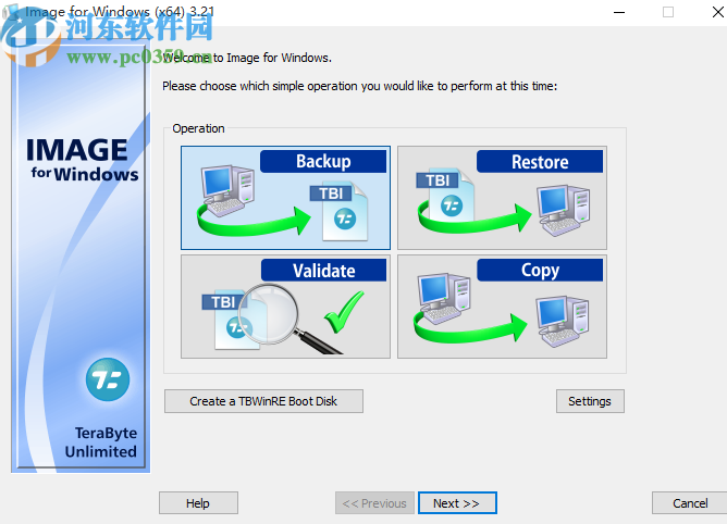TeraByte Drive lmage Backup备份文件的操作方法