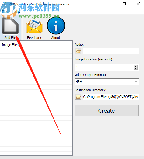 VovSoft Vov Slideshow Creator制作图片幻灯片的方法