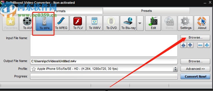 Soft4Boost Video Converter把WMV转换成MP4的方法
