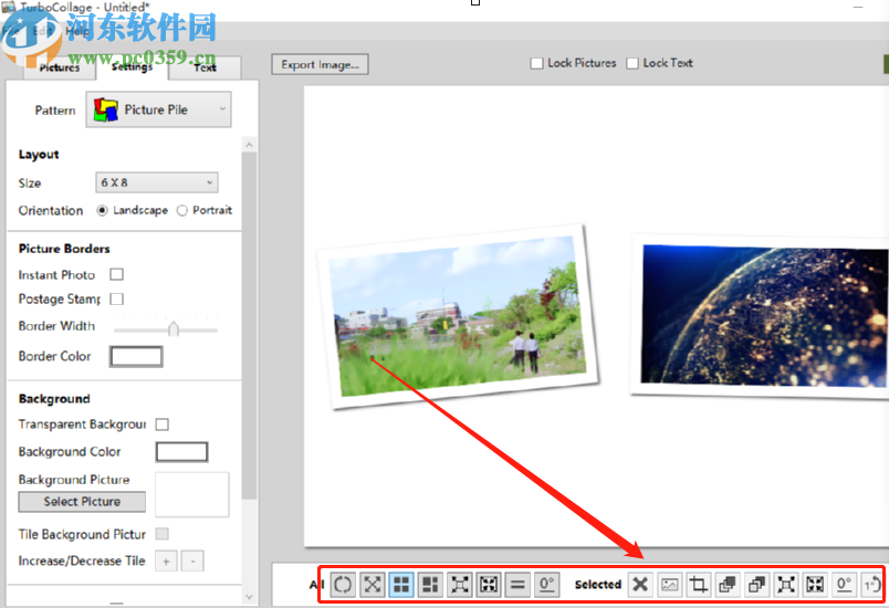 TurboCollage拼接多张图片的操作方法
