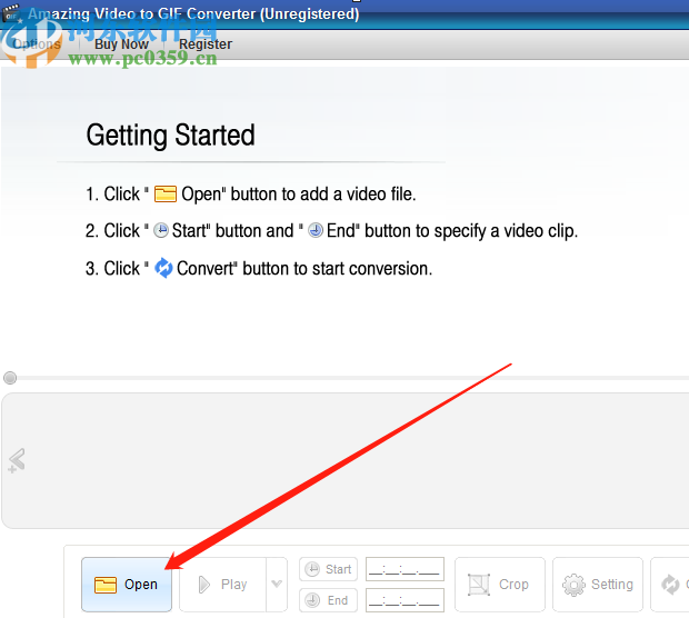 Amazing Video to GIF Converter将视频转换成gif的方法