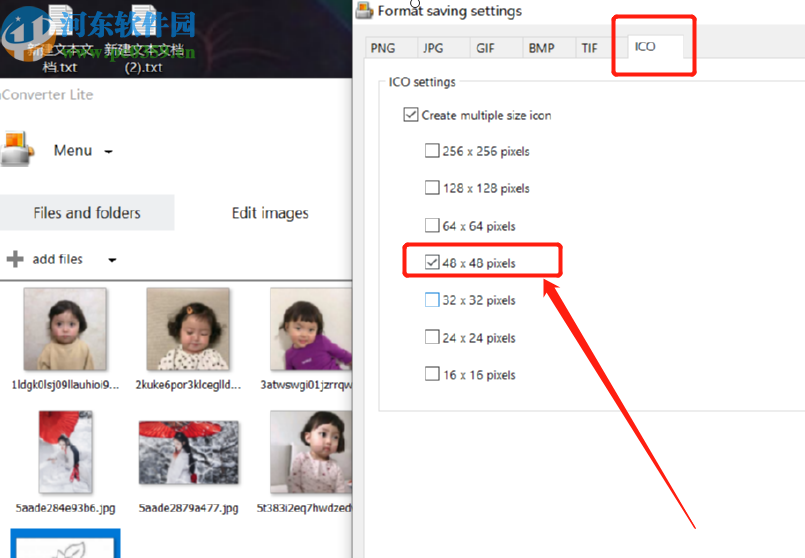 ReaConverter Pro批量转换ico图片的方法