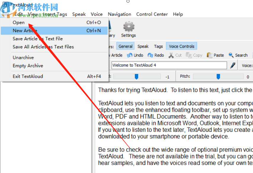 Nextup TextAloud将文字转换成语音文件的方法