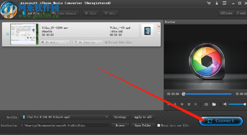 Aiseesoft iPhone Movie Converter把WMV视频转换成iPad视频的方法