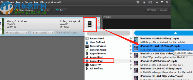 Aiseesoft iPhone Movie Converter把WMV视频转换成iPad视频的方法