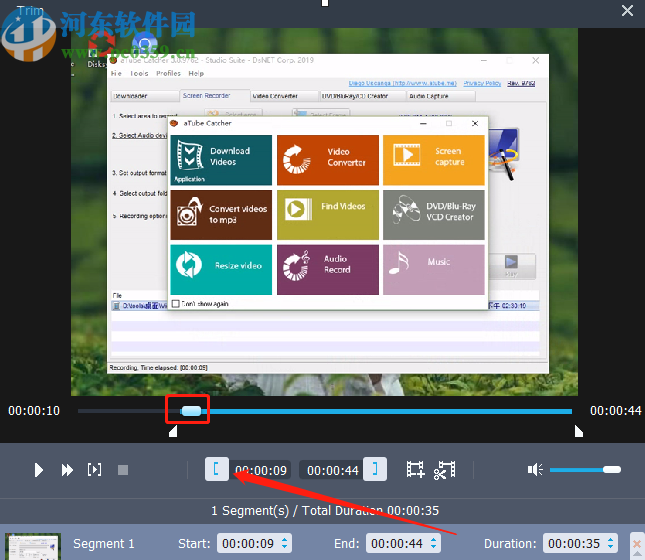 Aiseesoft Total Media Converter剪切视频文件的方法