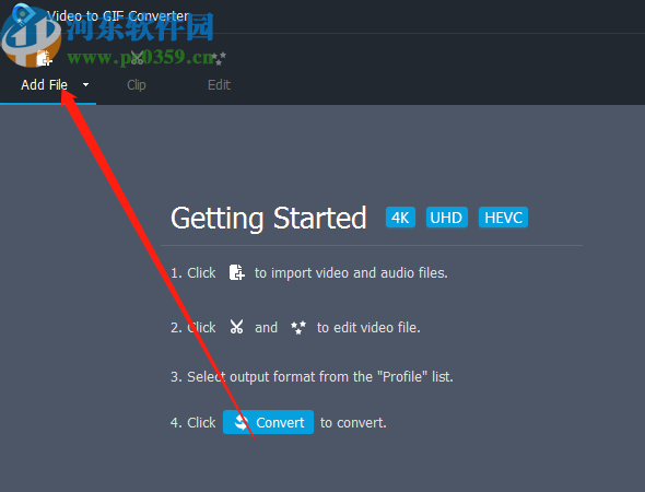Aiseesoft Video to GIF Converter将视频转换成gif的方法