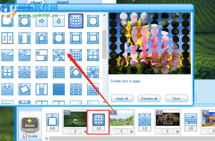 iPixSoft flash ScreenSaver Maker制作图片相册的方法